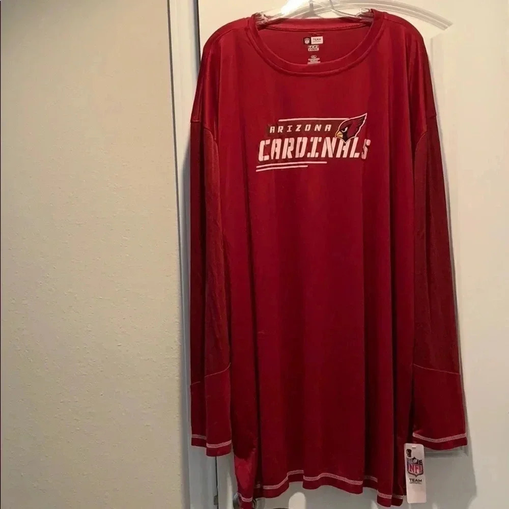 NFL Arizona Cardinals T-Shirt Red Big & Tall Sz 5XL NWT